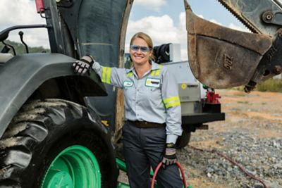 Woman on Construction Site