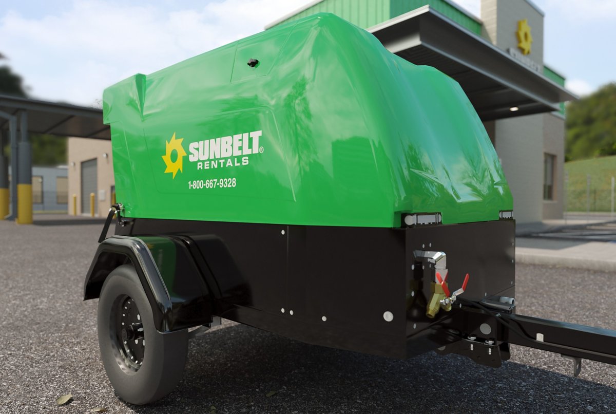 Sunbelt Rentals diesel air compressor