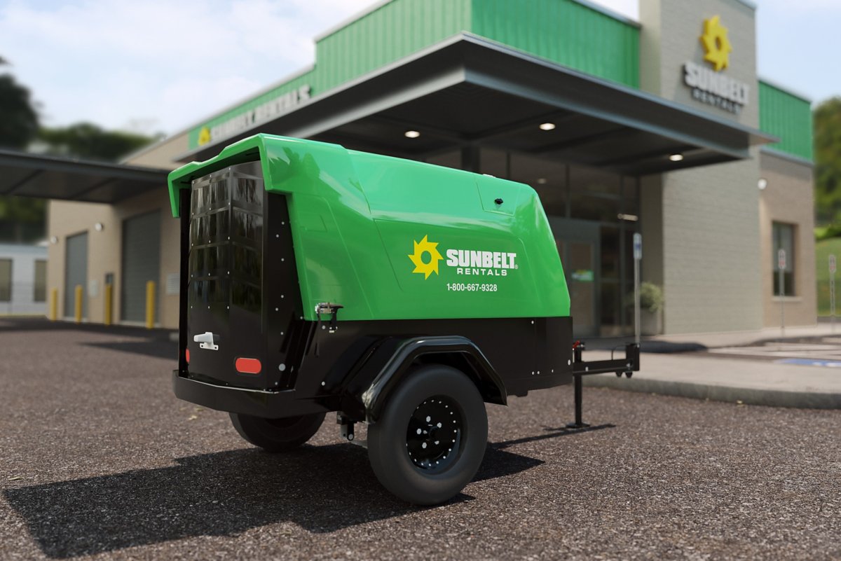 Sunbelt rentals air compressor rentals