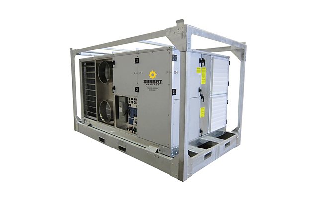 5,000 CFM Desiccant Dehumidifier Tri-Fuel.