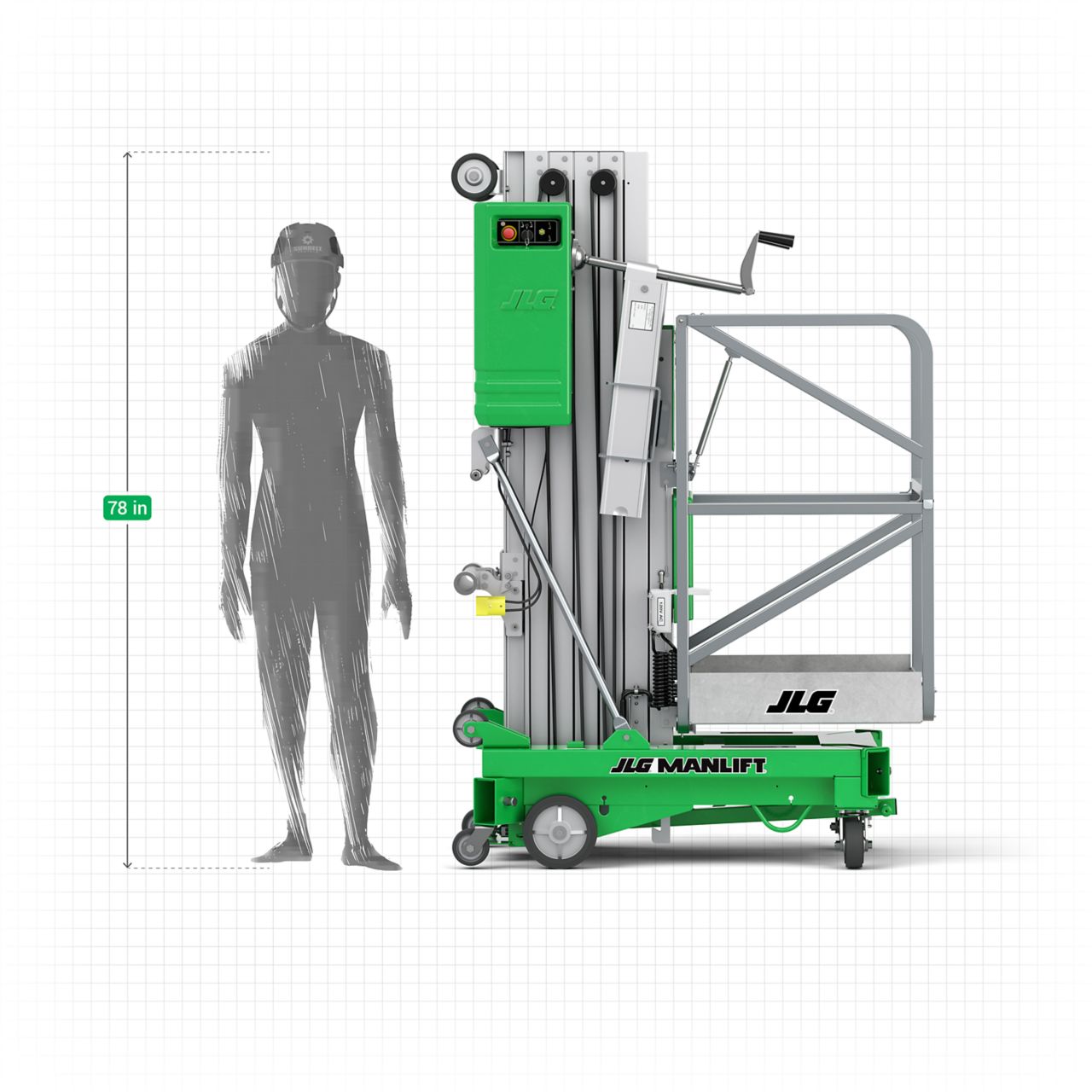 Product Image 6 of 24' Push Around Single Manlift 6 of 6