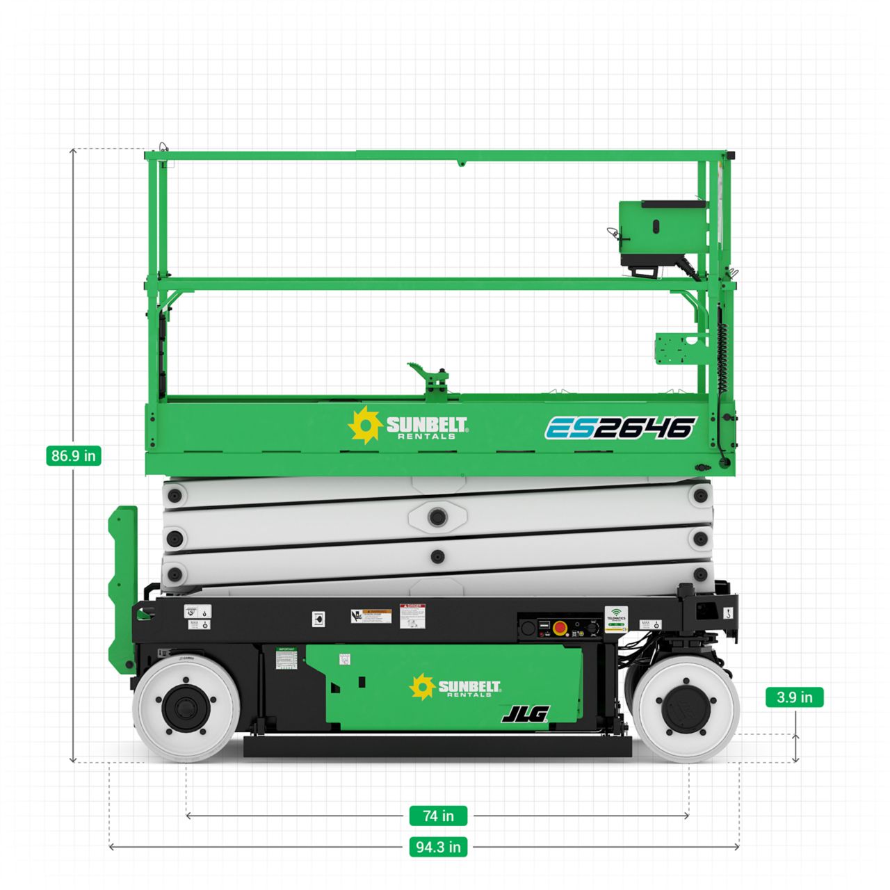 25'-26' Electric Scissor Lift 46