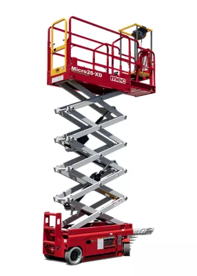 26' Electric Scissor Lift with Leak Containment System