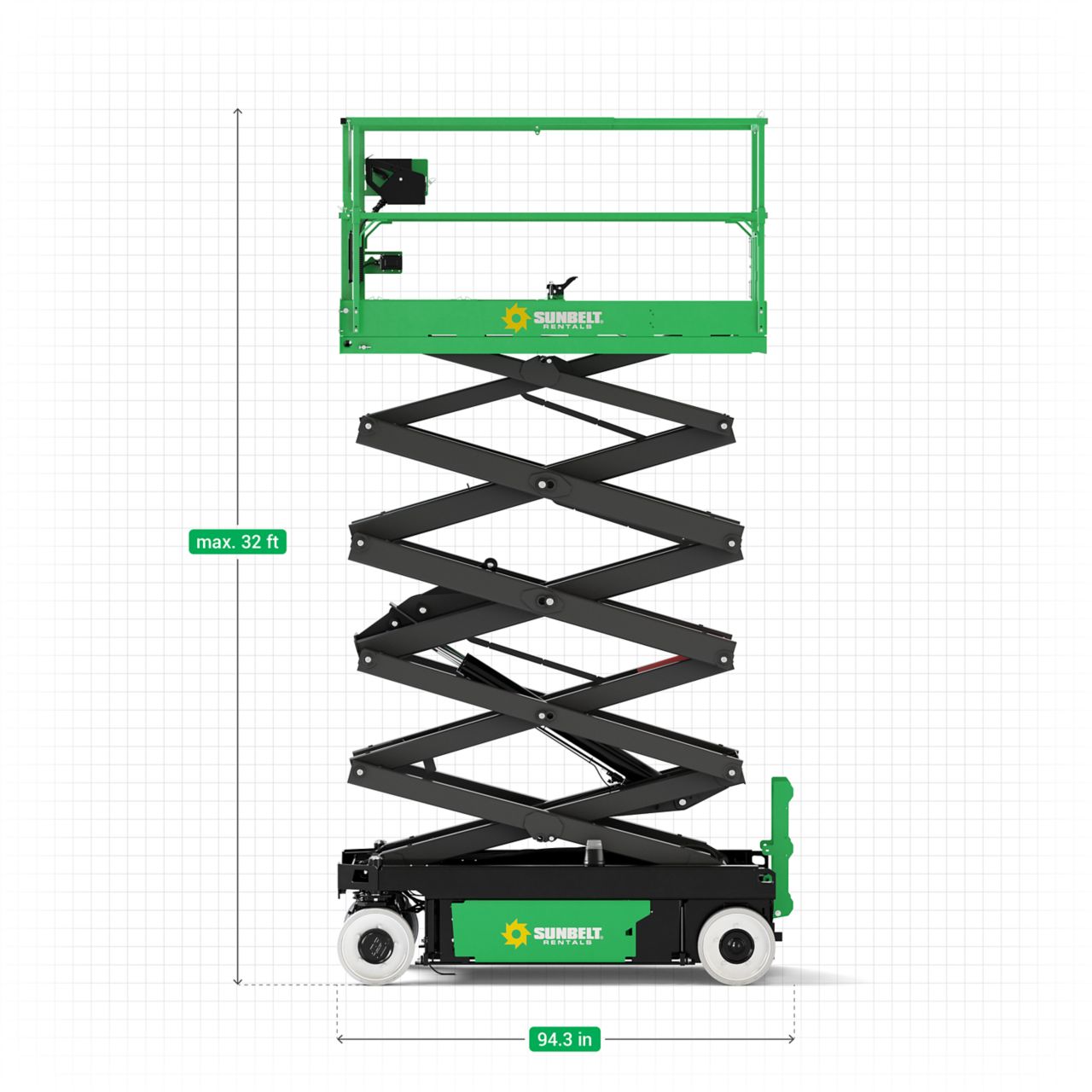 Product Image 2 of 30'-33' Electric Scissor Lift 2 of 6