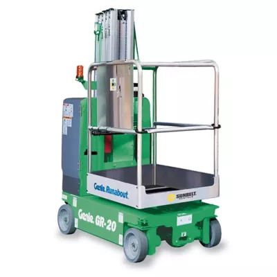 Push Around Single Man Lift Rental - Manual Manlifts