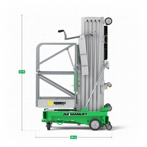  thumbnail image 2 of 25' Push Around Single Manlift IWP 2 of 6