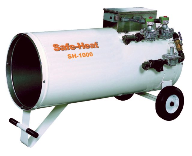 1,000,000 BTU Dual Fuel Direct-Fired Heater.