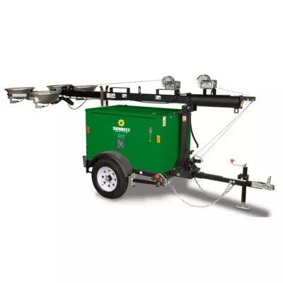 4000W Narrow Horizontal Mast Light Tower