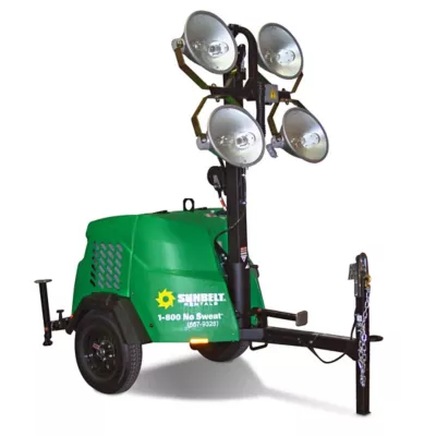 4000W 20kW Wide Vertical Mast Lighttower