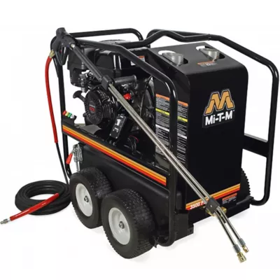 3,500 PSI Gas Hot Water Pressure Washer with Dual Fuel Burners