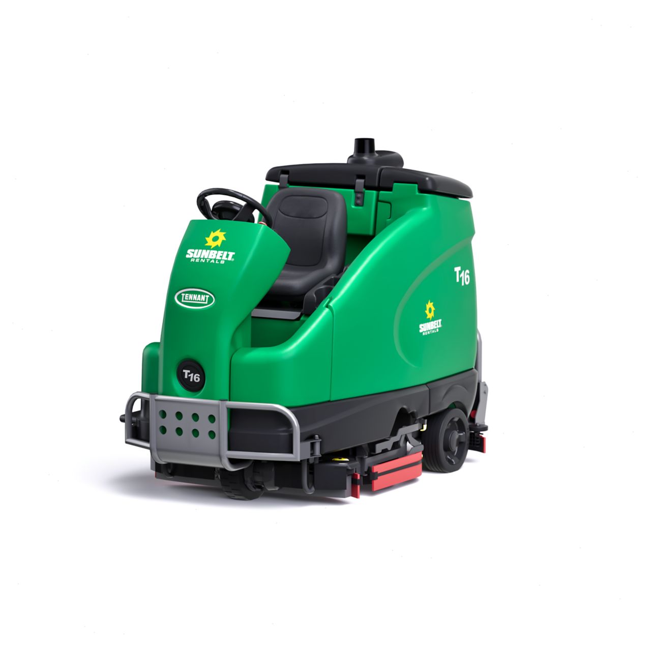 Product Image 1 of Battery-Powered Ride-On Mid-Frame Micro Floor Scrubber 1 of 4