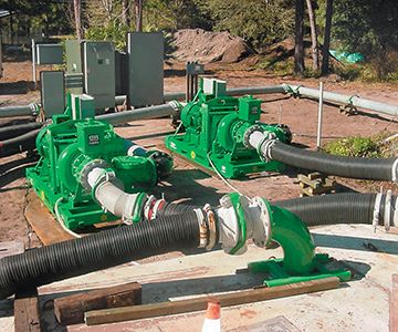 12" Electric Automatic-Priming Trash Pump