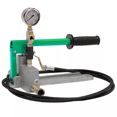 Pull out test hollow cylinders and hand pumps made by