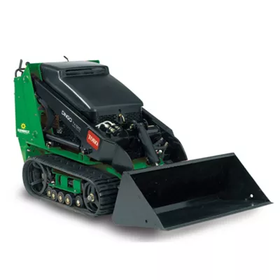500 lb Diesel-Powered Track Mini Skid Steer with Standard Bucket