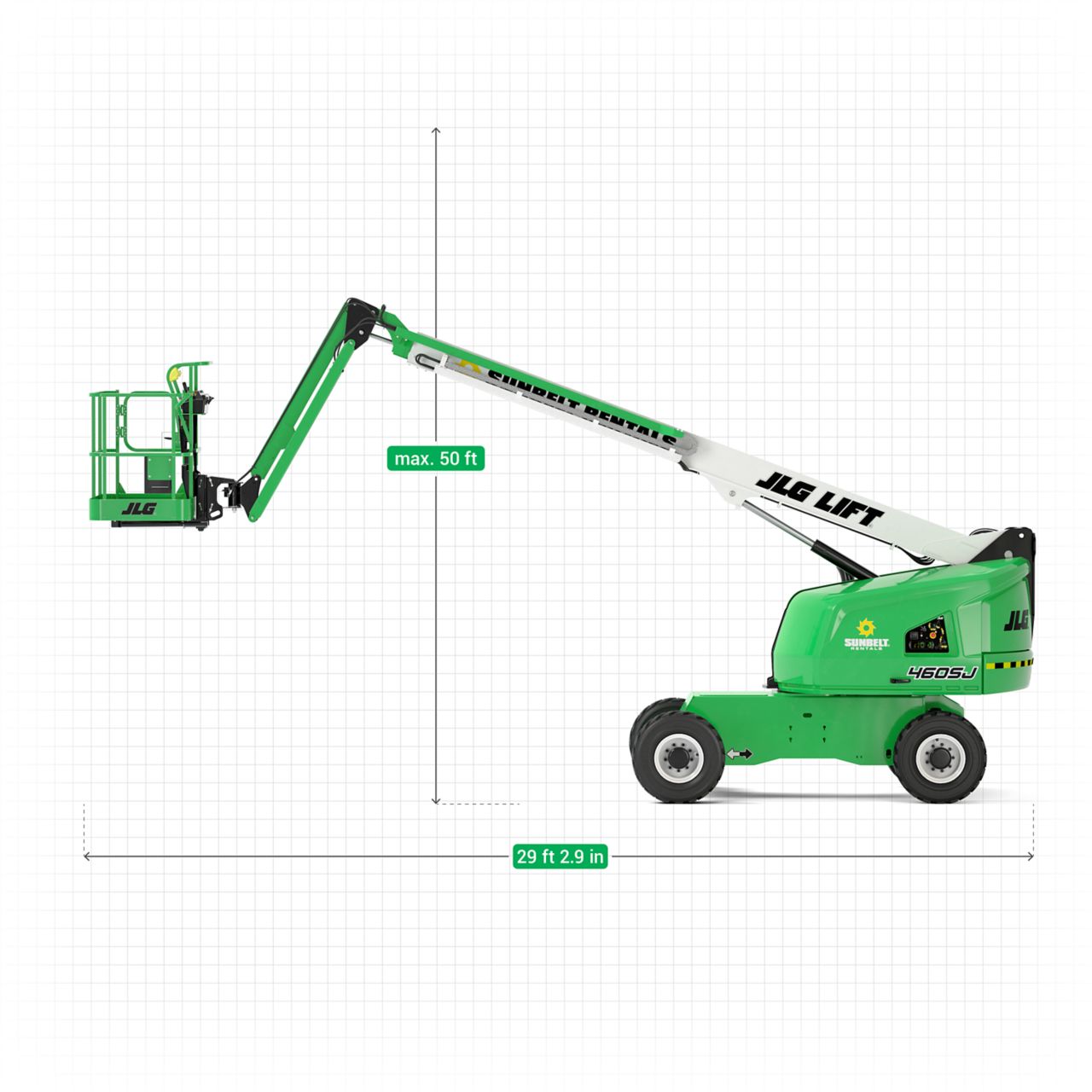 Product Image 2 of 45' Straight Manlift w/ Jib 2 of 6