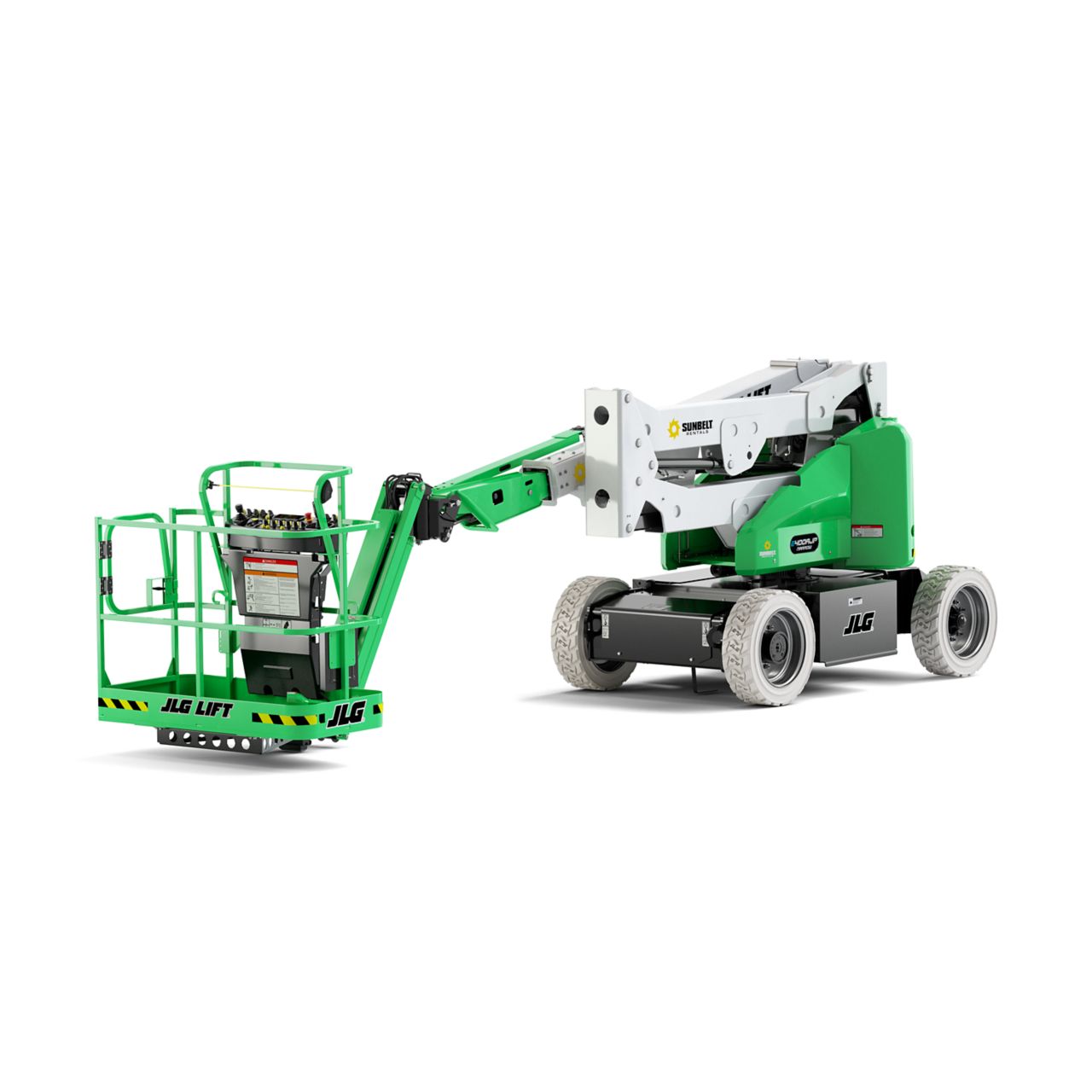 40' Articulating Electric Man Lift Narrow Jib | Sunbelt Rentals