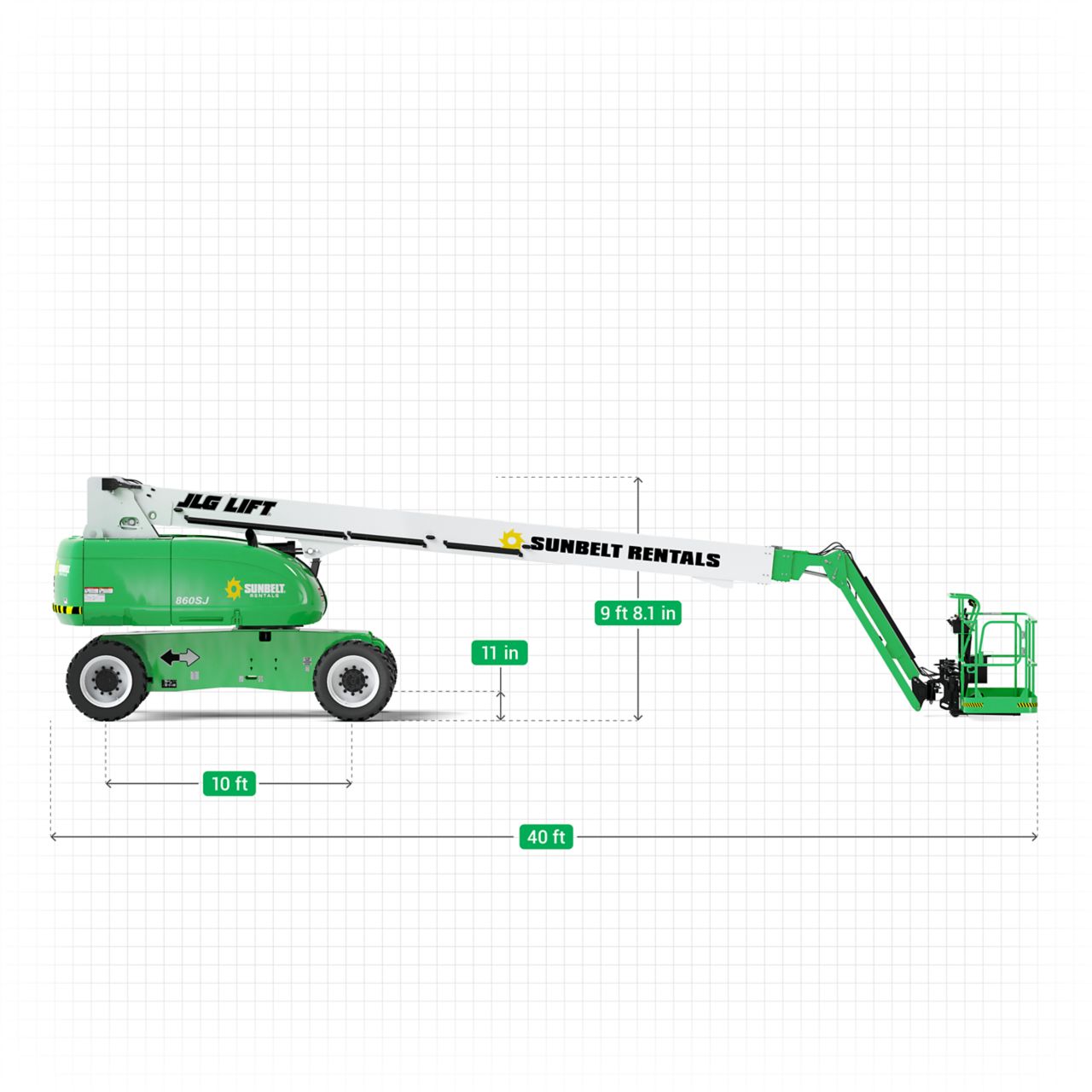 Product Image 5 of 85' Straight Manlift w/ Jib High Capacity 5 of 5