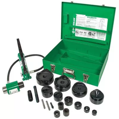 Greenlee hydraulic store knockout set