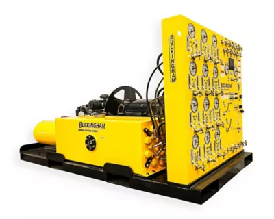 12 Port Unified Jacking Machine with Side-Feed Hose Reel