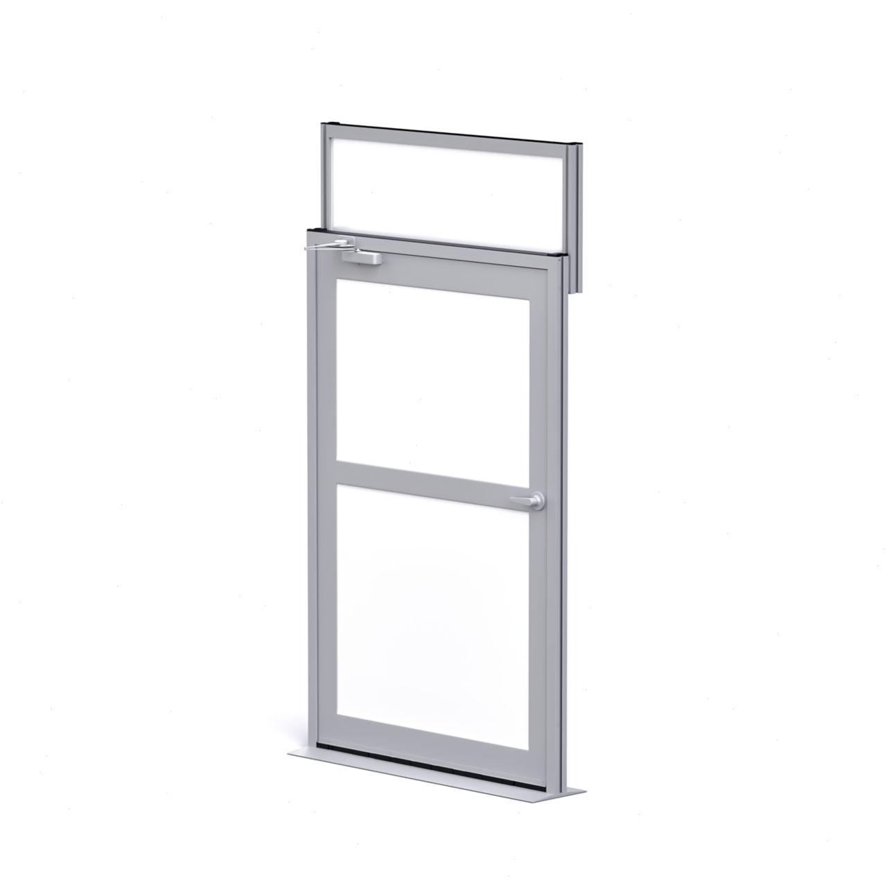 Product Image 1 of 54” STARC Temporary Containment Wall with Hinged Door & Hardware 1 of 4