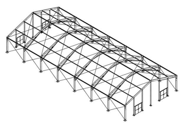 Diagram of a MAX 756 Blast Structure.