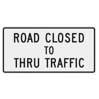 60"x30" Hi Intensity Sign