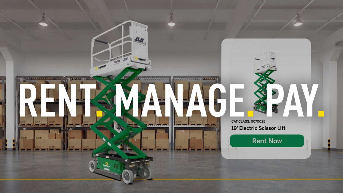 Rent. Manage. Pay. with Sunbelt Rentals Command Center