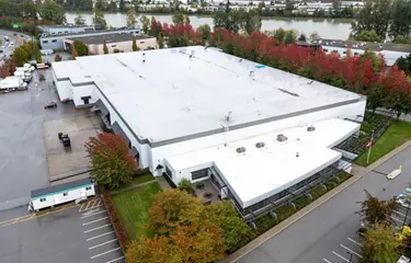 Aerial view of Fraserwood Studio.