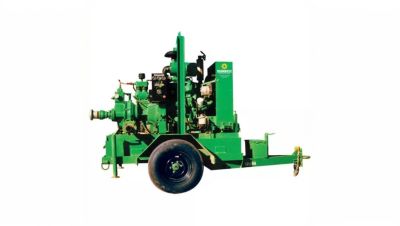 A high head pump from Sunbelt Rentals.