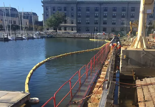 Sheetpile Capping System Engineered for U.S. Naval Academy