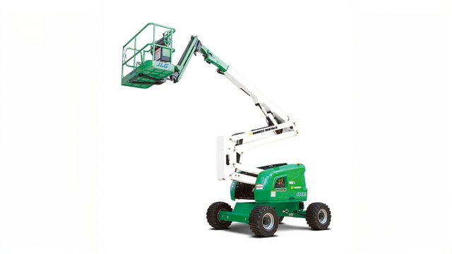 45-Foot Articulating Boom Lift with Jib.