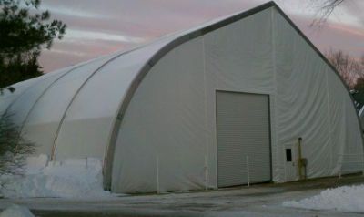 MTS™ Warehouse: Ideal Temporary Storage Solution in Harsh Minnesota Winter