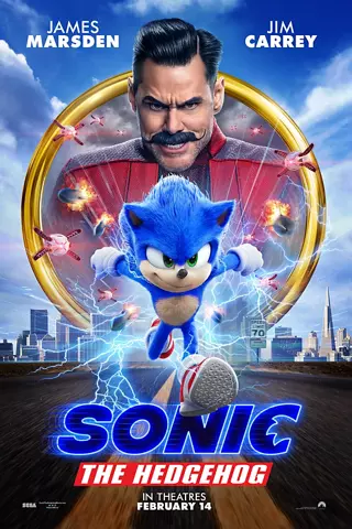 Sonic the Hedgehog poster.