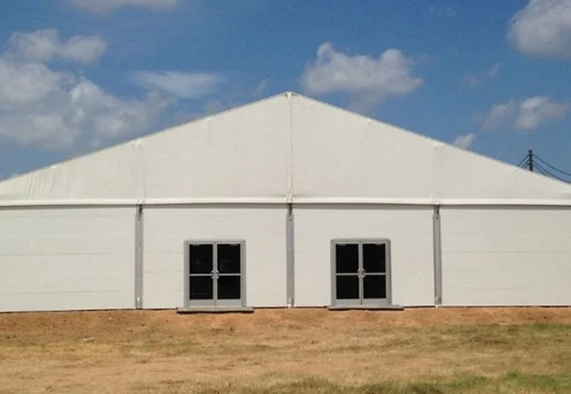 A modular tent for a Texas high school.