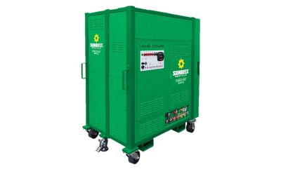 Water-cooled load bank.